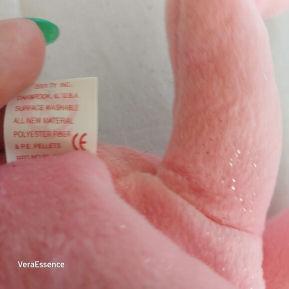 TY Beanie Baby MUM the Bear (8.5 inch) Mother's Day 2001 Pink - Picture 6 of 10